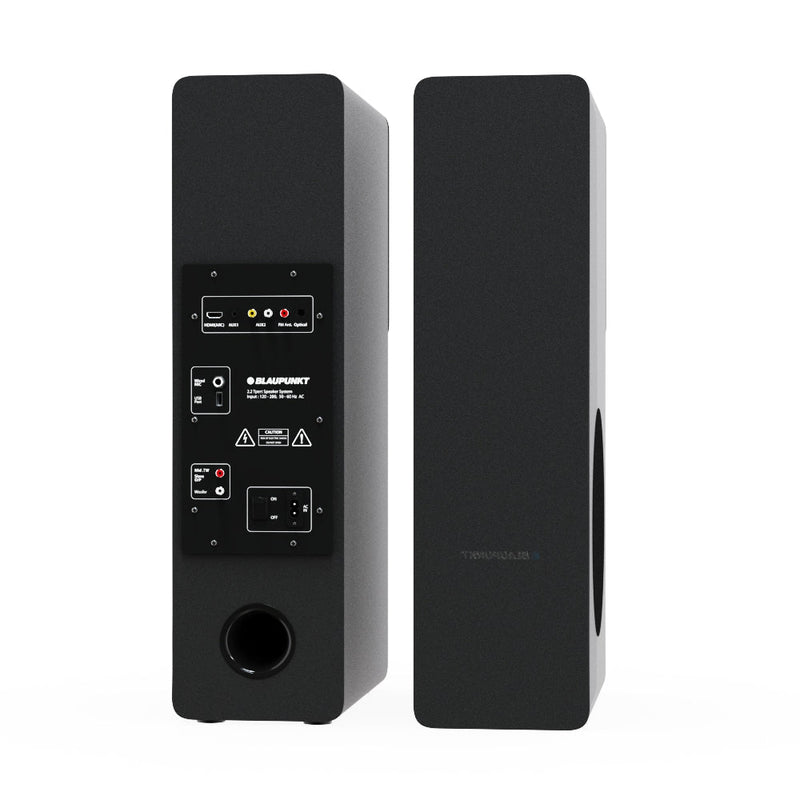 TS120 Bass 140W Bluetooth Tower Speakers Black-45