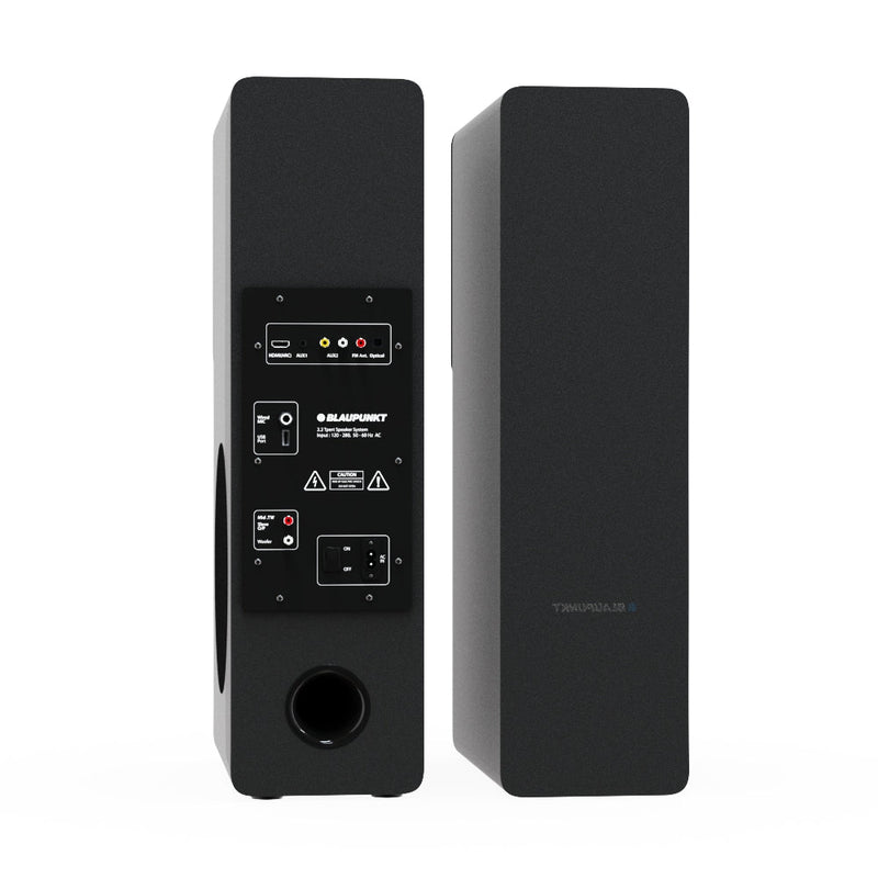 TS120 Bass 140W Bluetooth Tower Speakers Black-48