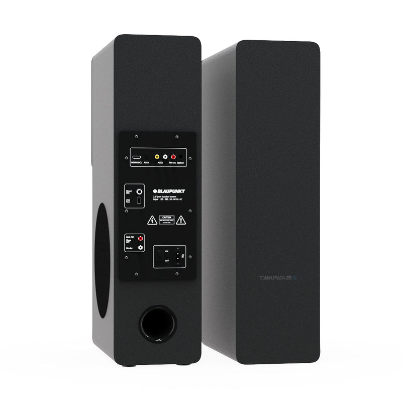 TS120 Bass 140W Bluetooth Tower Speakers Black-49