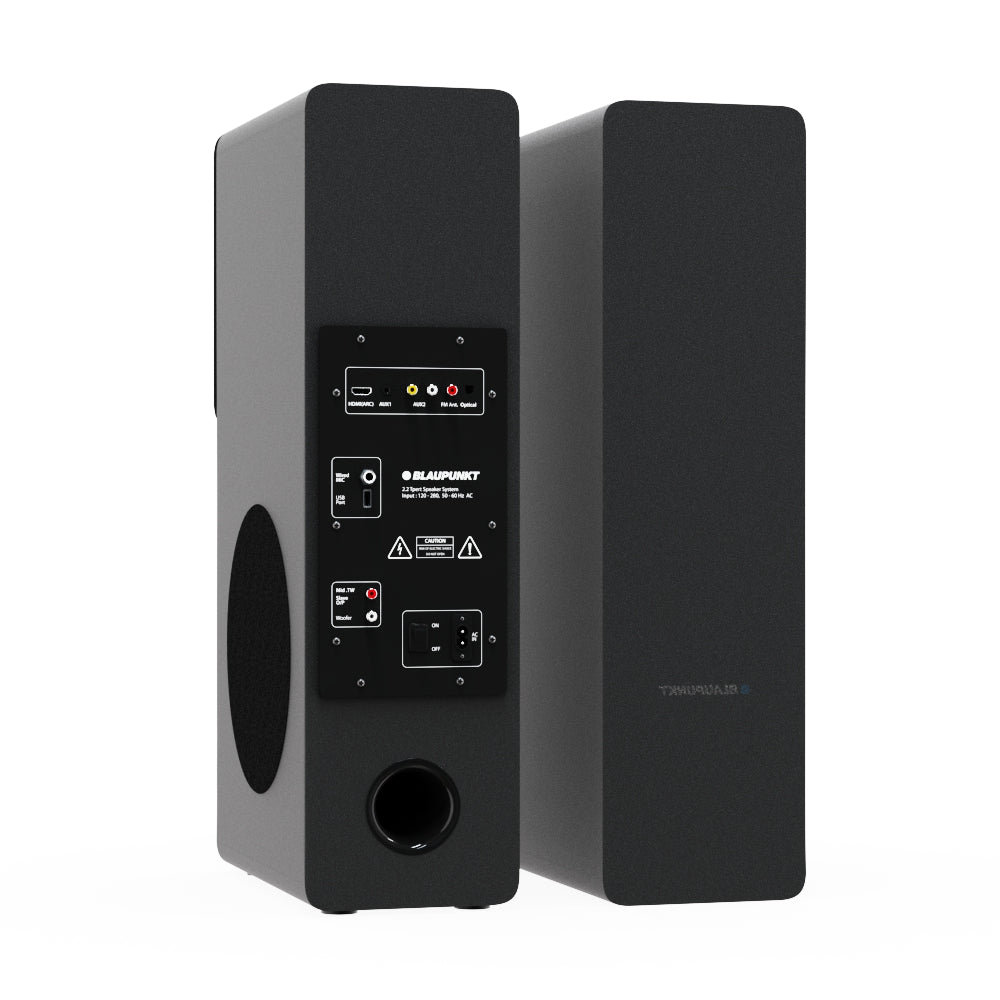 TS120 Bass 140W Bluetooth Tower Speakers Black-50