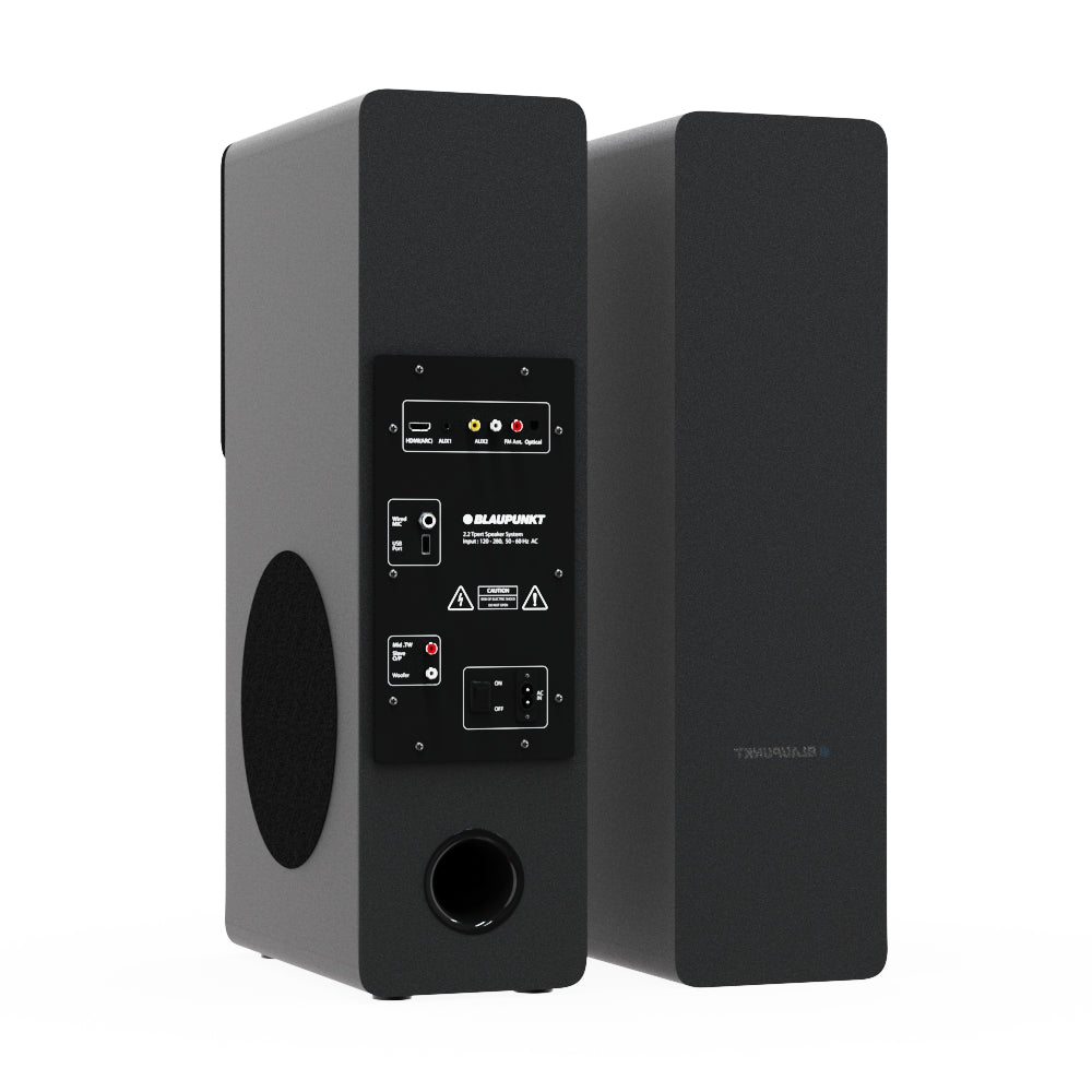 TS120 Bass 140W Bluetooth Tower Speakers Black-51