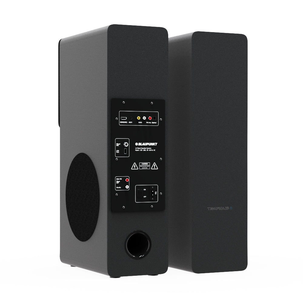 TS120 Bass 140W Bluetooth Tower Speakers Black-52