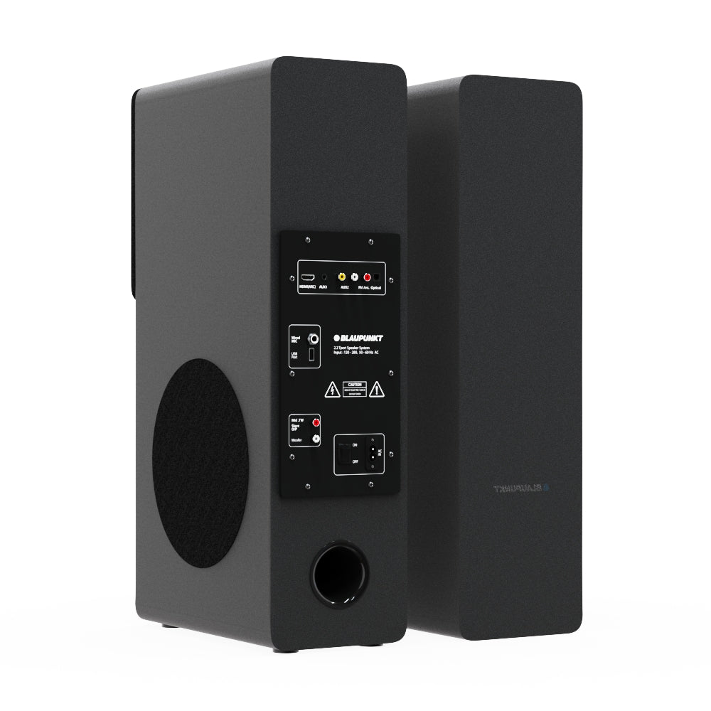 TS120 Bass 140W Bluetooth Tower Speakers Black-53