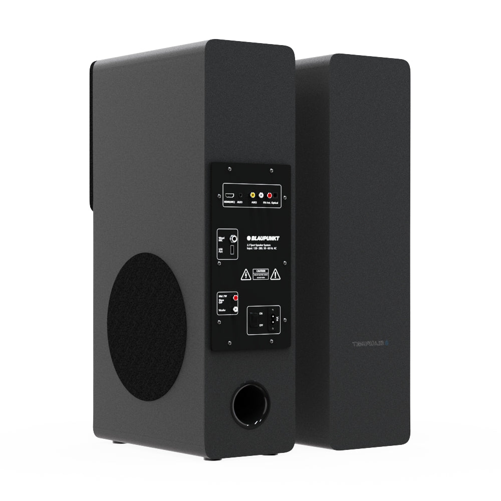 TS120 Bass 140W Bluetooth Tower Speakers Black-54