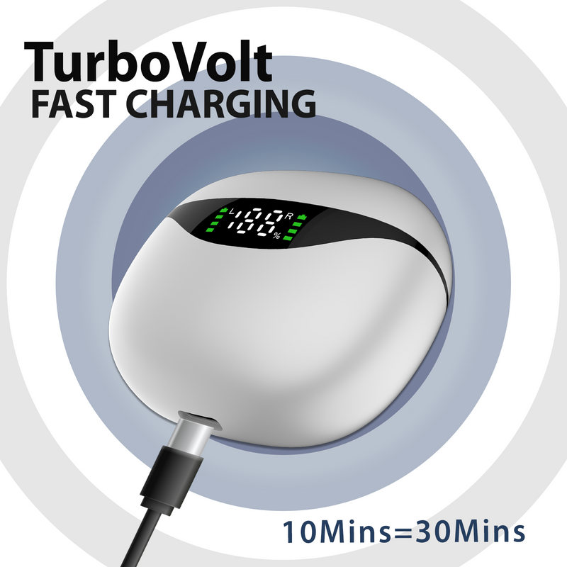 BTW20 TWS with LED Indicator Refurbished (White)-8