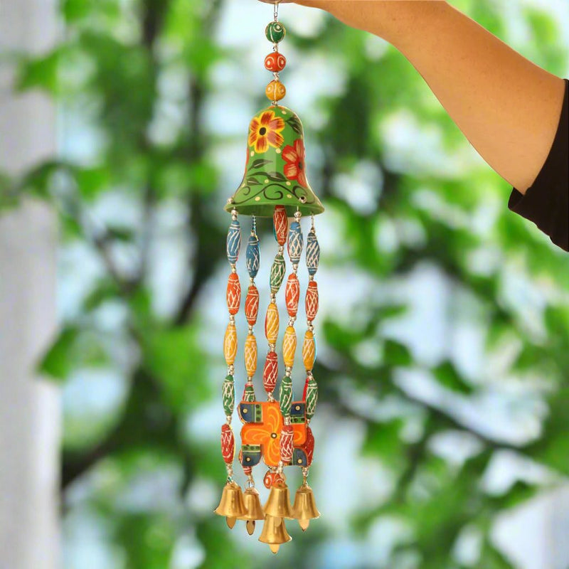 Varanasi Wooden Hanging Thoran Set Of 2-2
