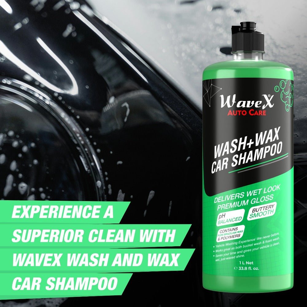 WASH AND WAX CAR SHAMPOO