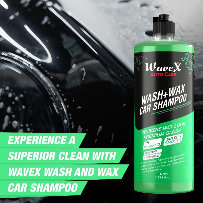 WASH AND WAX CAR SHAMPOO