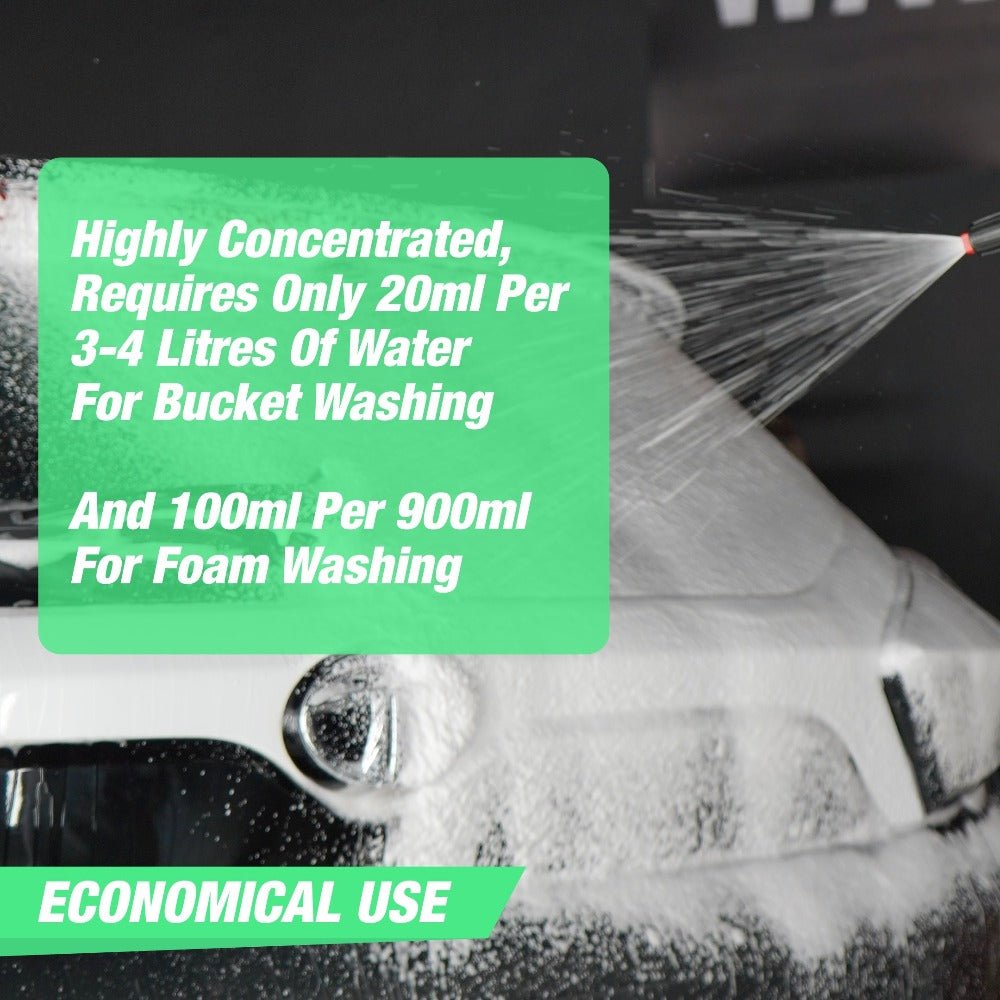 WASH AND WAX CAR SHAMPOO