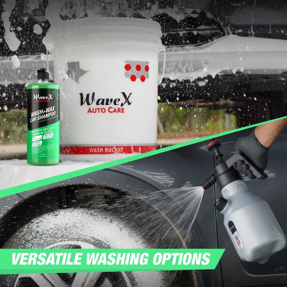 WASH AND WAX CAR SHAMPOO