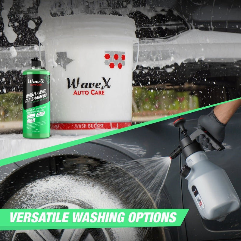 WASH AND WAX CAR SHAMPOO