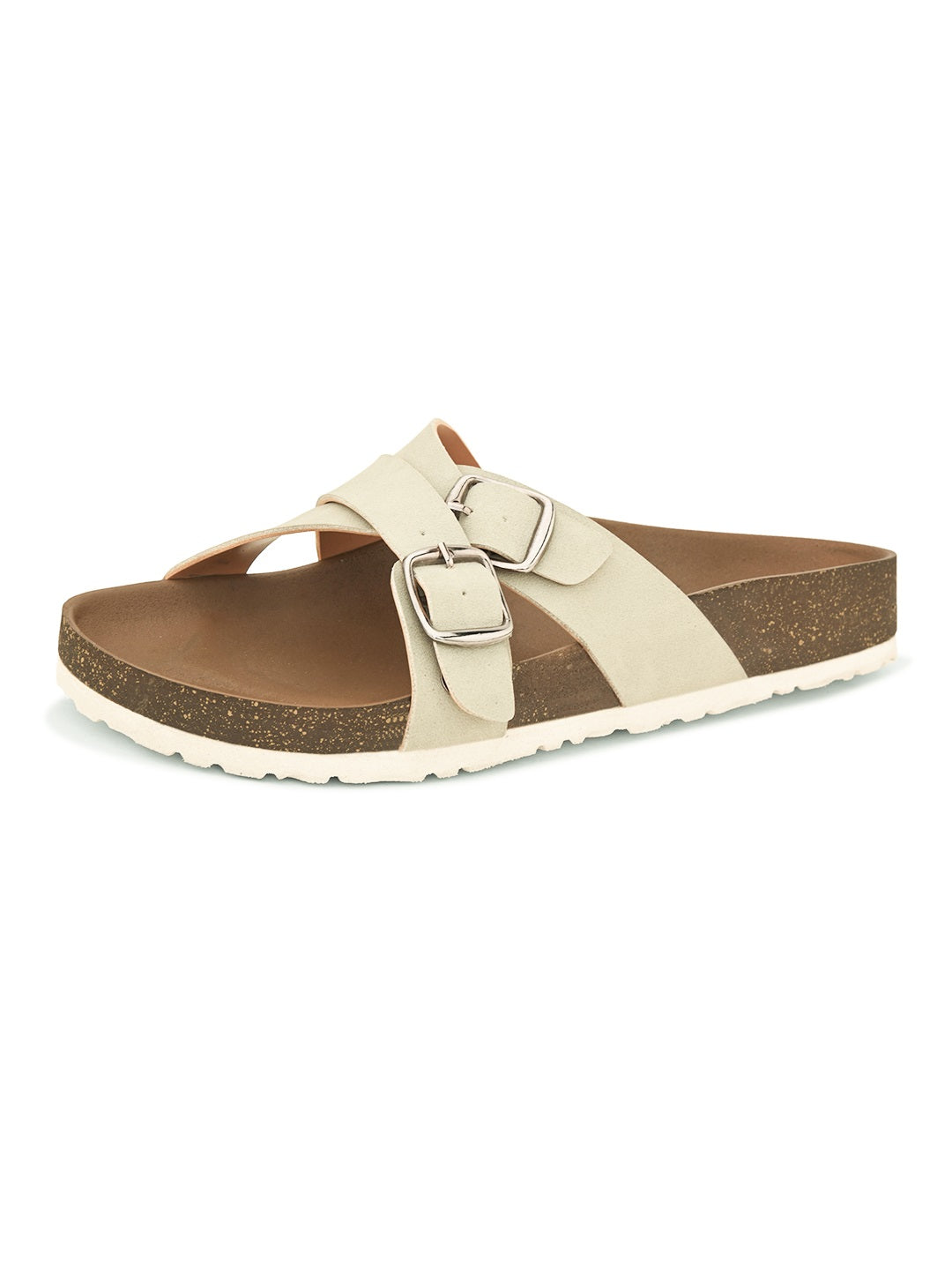 Women One Toe Flats with Buckles-10