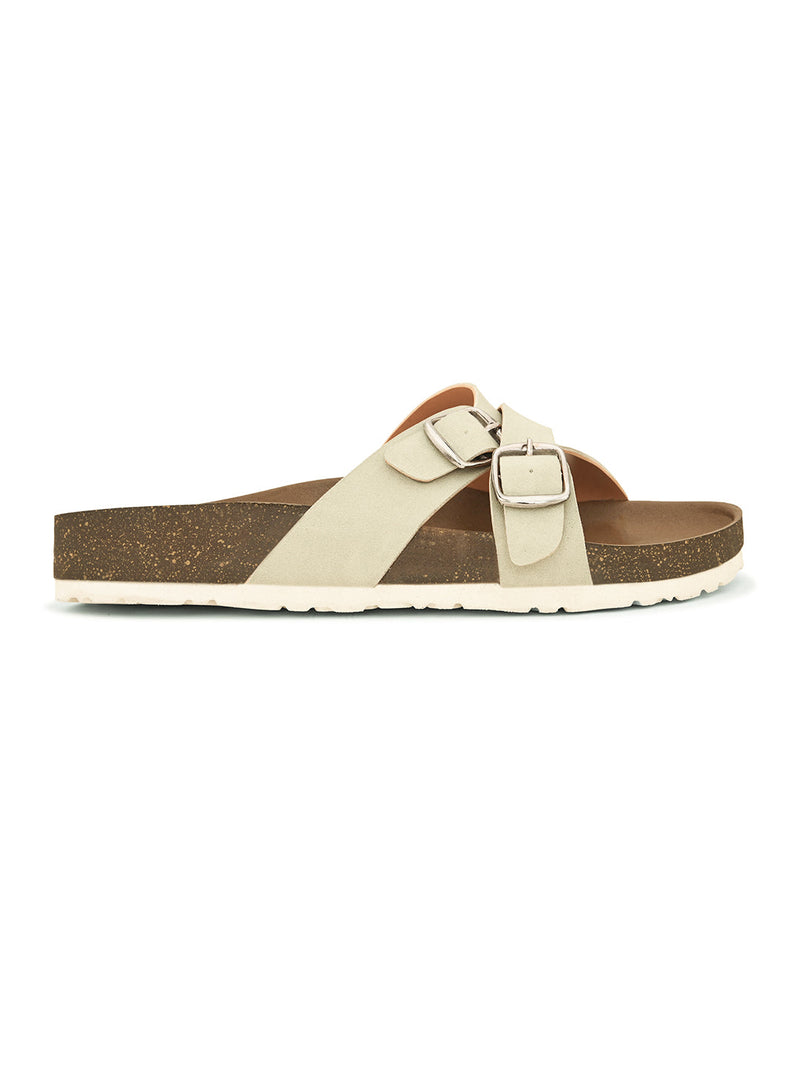 Women One Toe Flats with Buckles-9