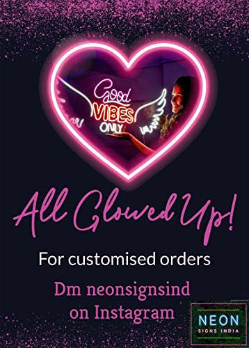 Wings Neon/ Angel Wings Signs 18x18 inches Neonsignsindia
