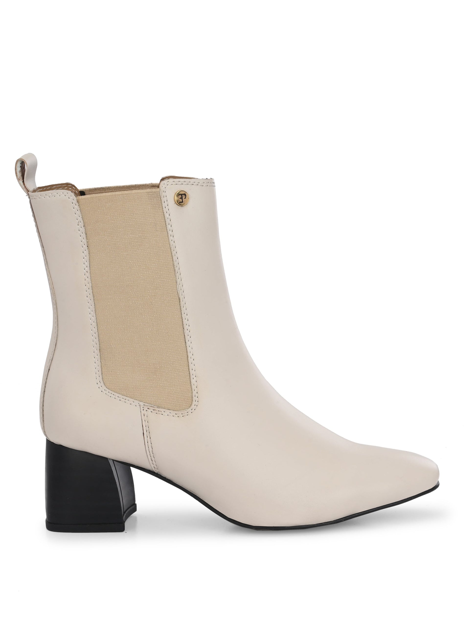EL PASO Women Black Faux Leather Casual Chelsea Boots-10