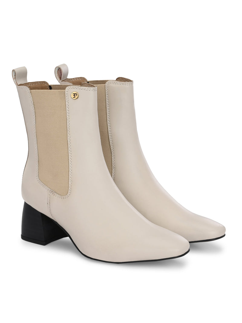 EL PASO Women Black Faux Leather Casual Chelsea Boots-13
