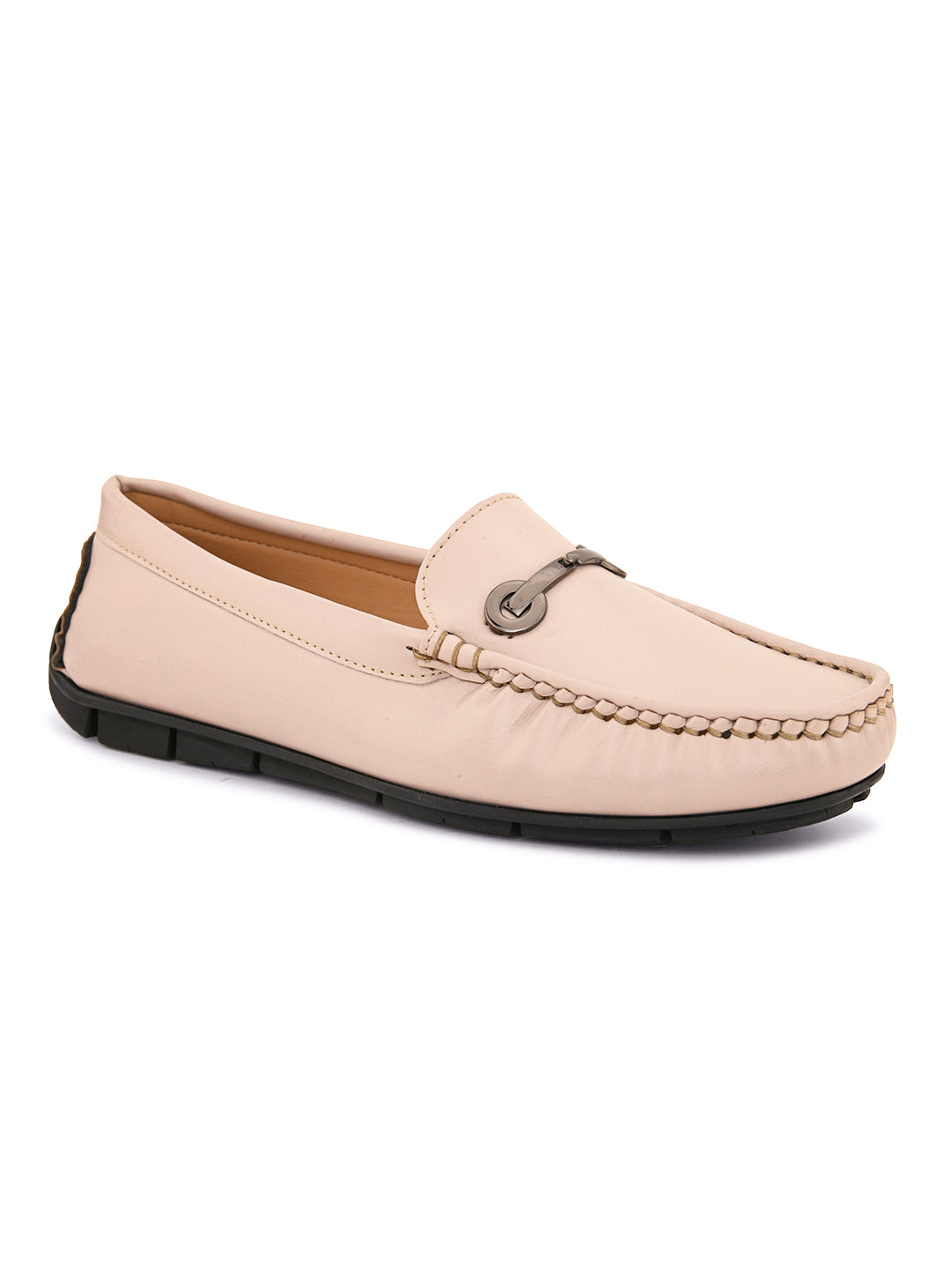 Women Faux Leather Casual Slip on Loafers-1