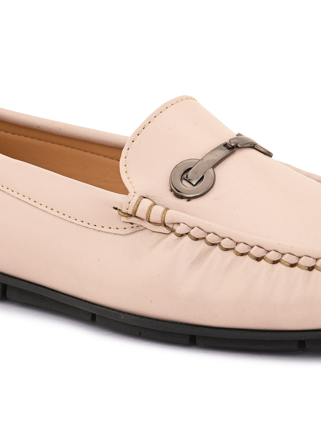 Women Faux Leather Casual Slip on Loafers-2