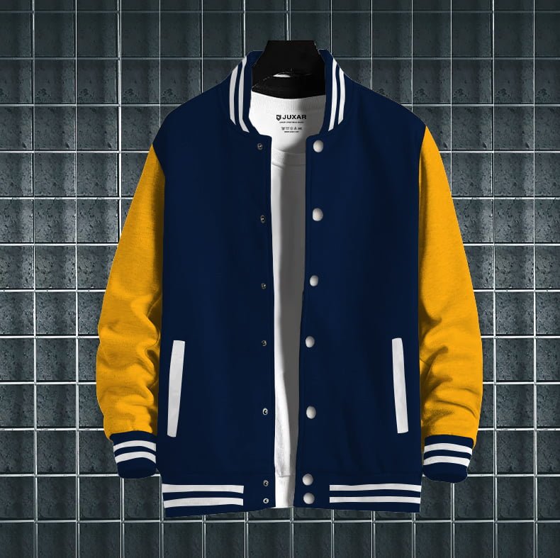 PLAIN VARSITY JACKET