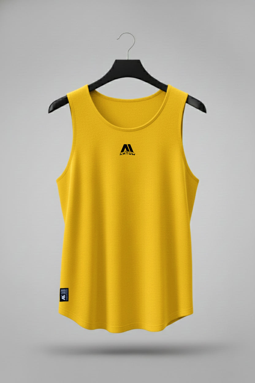 Yellow Colour Cotton Sleeveless t-shirt ( sando )
