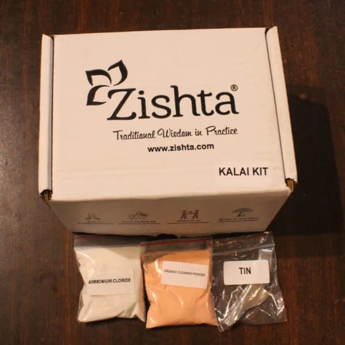 Zishta Kalai Kit – Complete Tin Coating Set for Brass & Copper Vessels-1