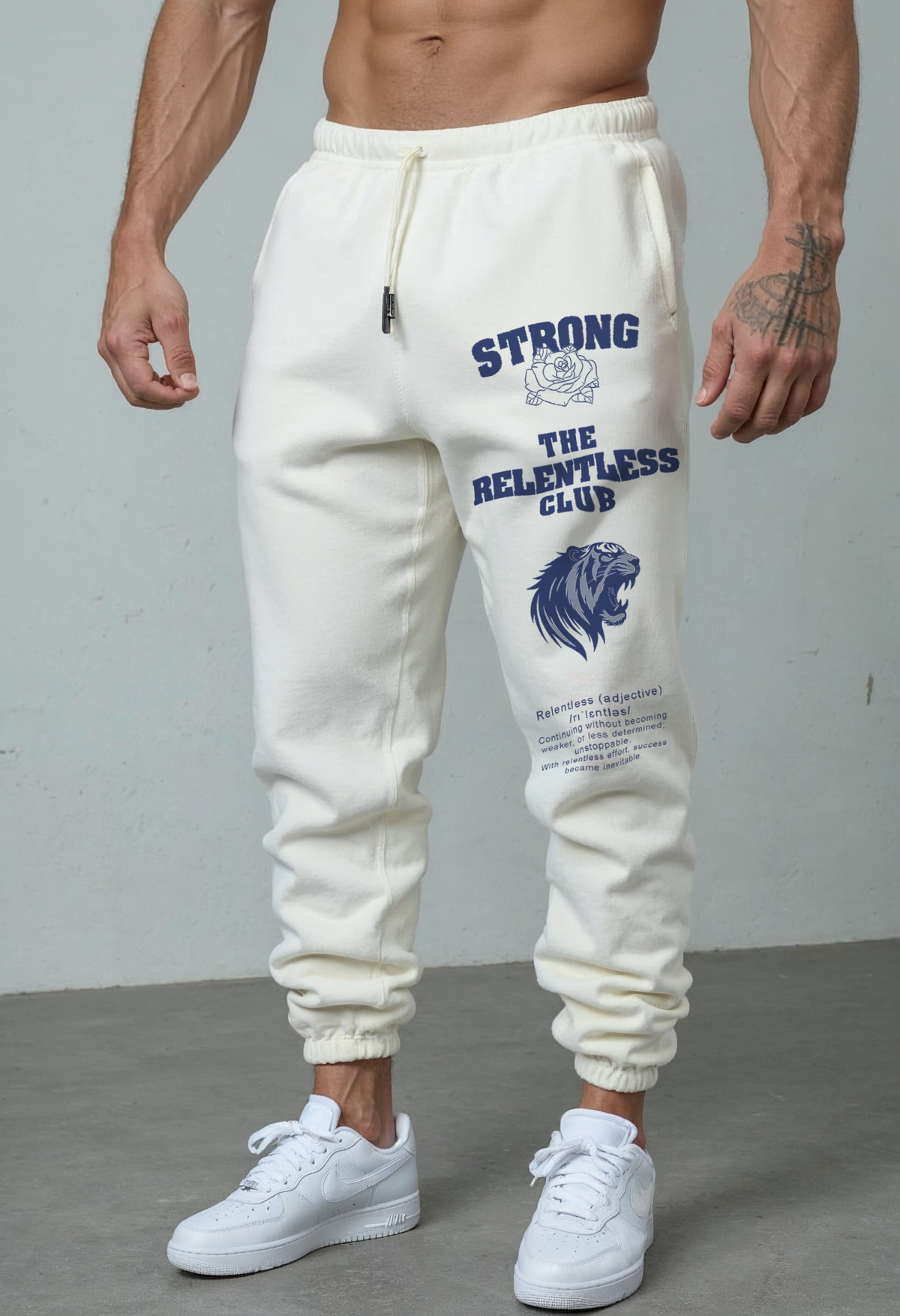 The Relentless Club - Joggers P106 - Off White