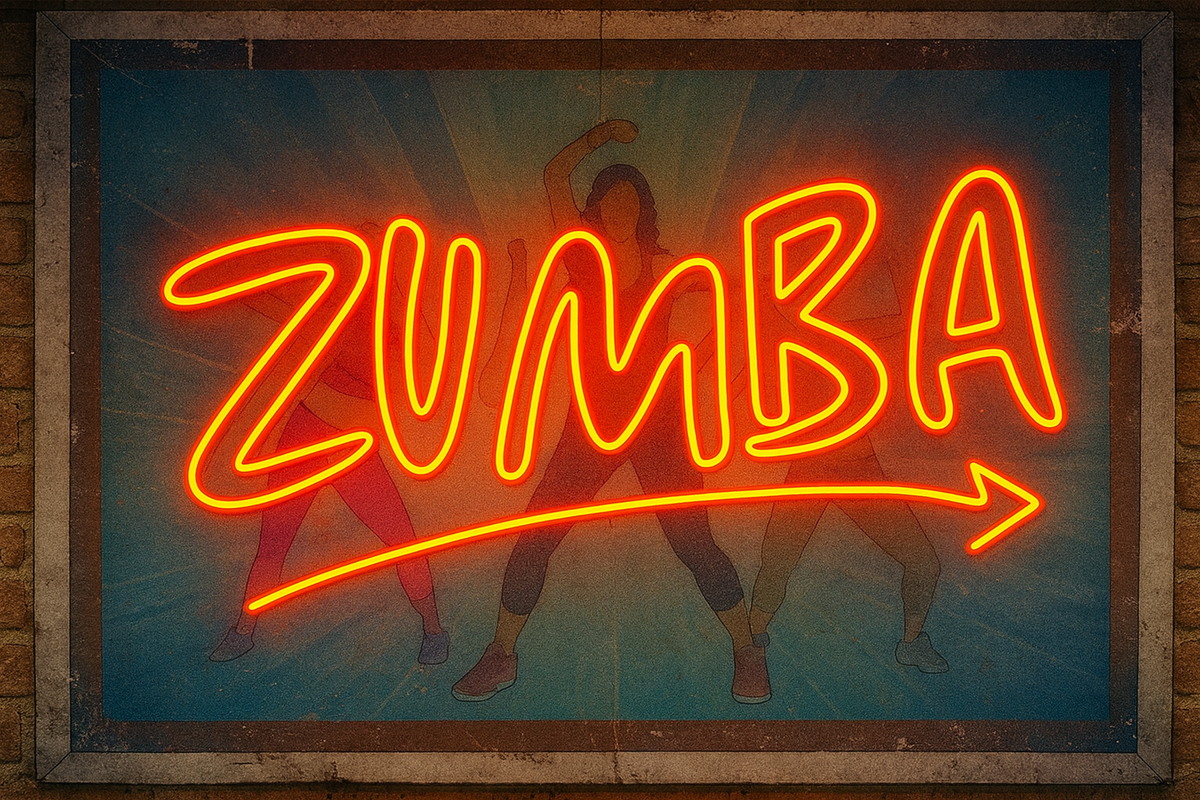 ZUMBA “Join the Party” LED Neon Wall Sign – Fitness Studio Decor Neonsignsindia