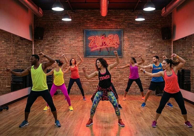 ZUMBA “Join the Party” LED Neon Wall Sign – Fitness Studio Decor Neonsignsindia